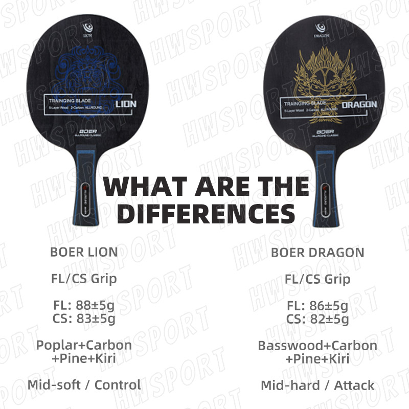BOER LION DRAGON Lama da ping  - Table Tennis Zhang Jike recensione e prezzo