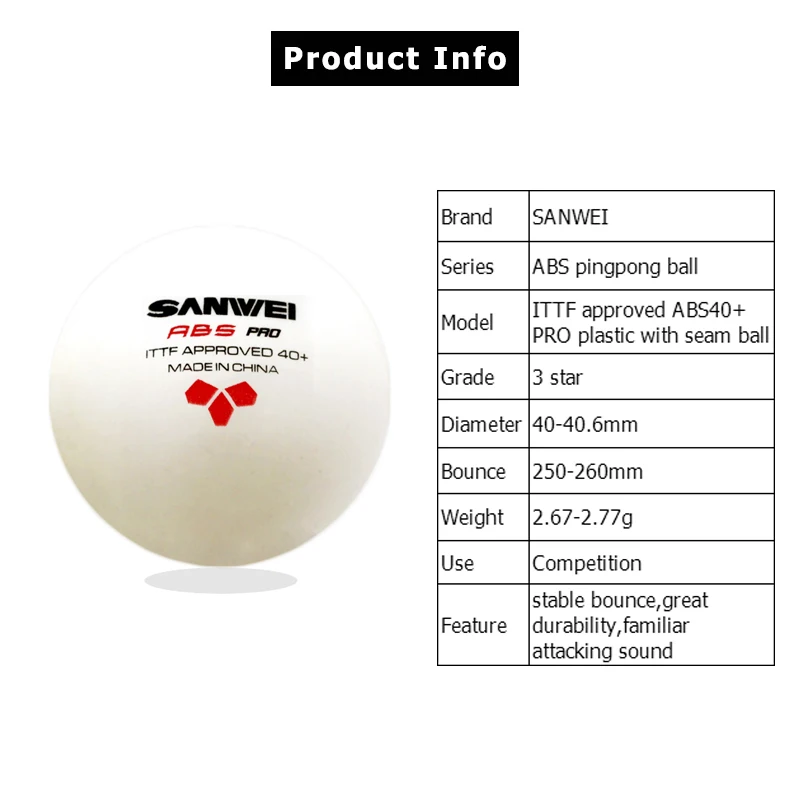 6 palline/scatola, palline da  - Table Tennis Olympics recensione e prezzo